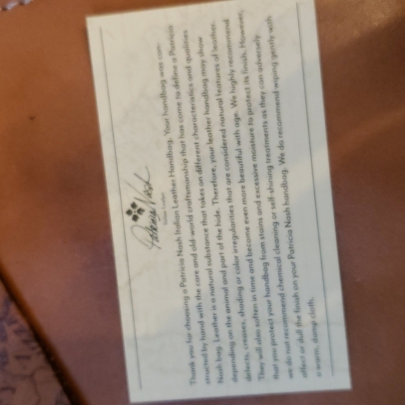 PATRICIA Nash leather wallet/wristlet. travel documents wallet. NWOT - Picture 2 of 10